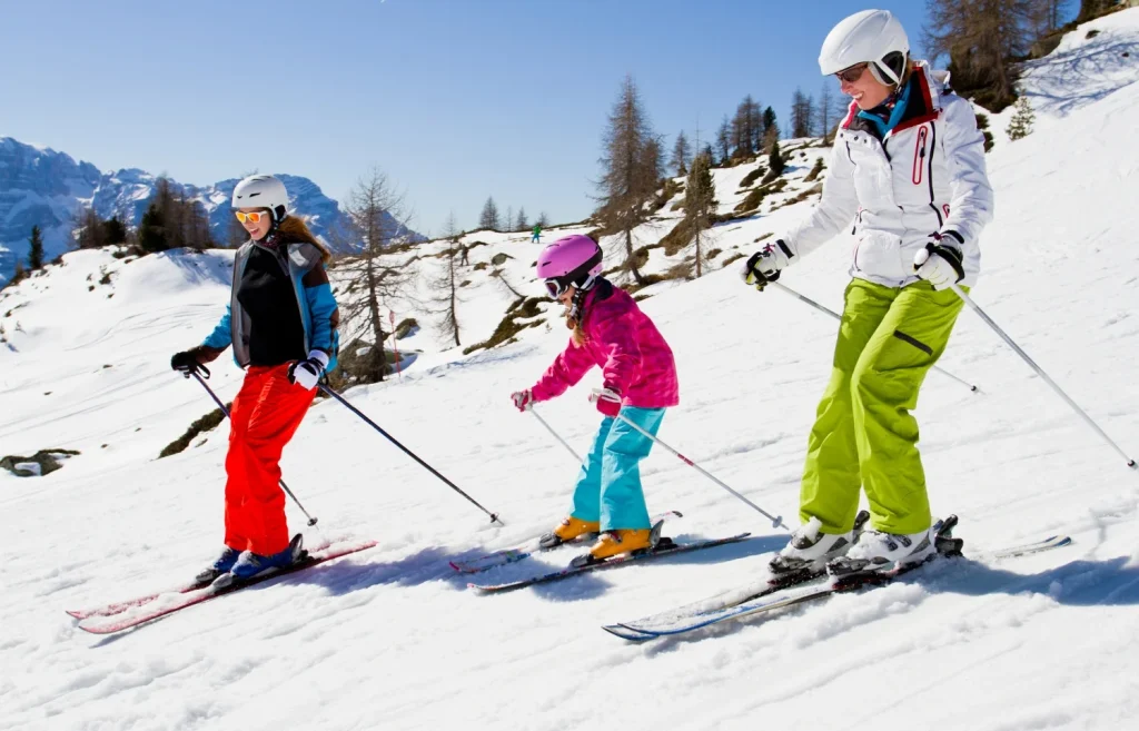 deportes de invierno como planes familiares